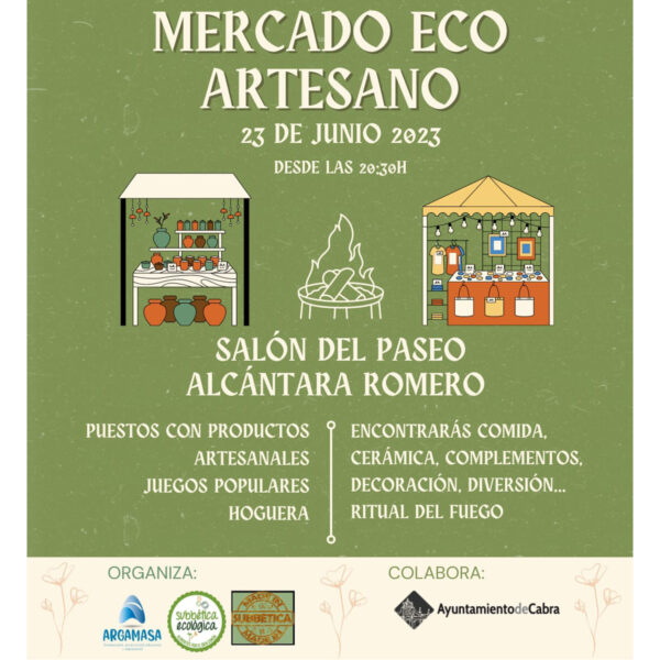 Cartel de la edición de 2023 del Mercado EcoArteSano